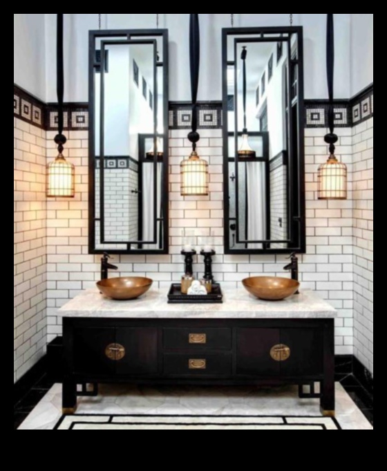 Art Deco Banyo Dekorasyon İlhamları